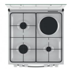 Indesit IS67M4KHW/E Κουζίνα 73lt με Εστίες Υγραερίου & Ρεύματος Π60εκ. Λευκή Indesit IS67M4KHW/E Κουζίνα 73lt με Εστίες Υγραερίου & Ρεύματος Π60εκ. Λευκή